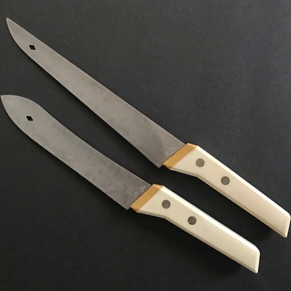 VTG  Imperial La Coutellerie Molybdenum Butcher Cutting Knives Duraplex Handle - Picture 4 of 16